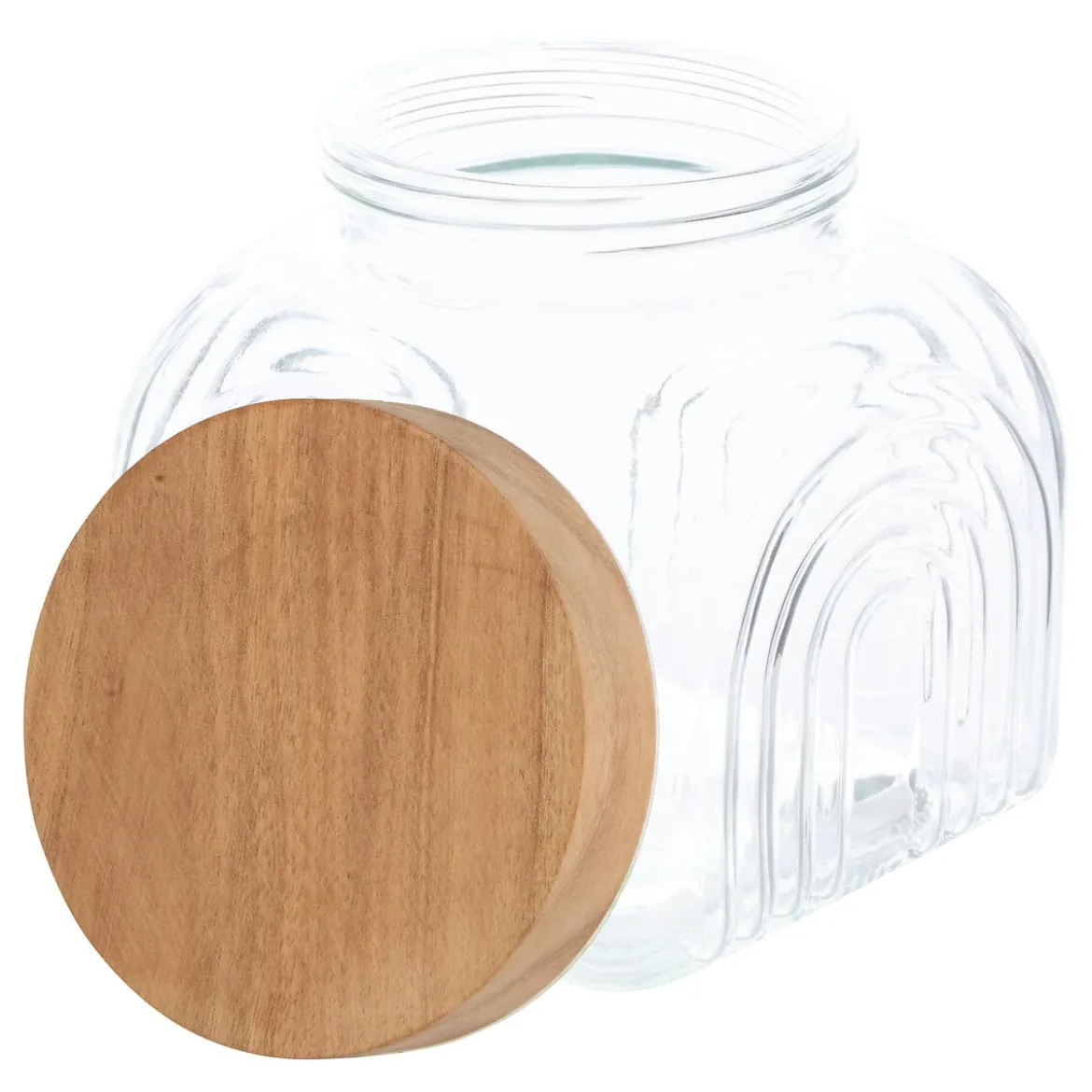 Tarro ARCHE con tapa de madera de acacia 2,4L