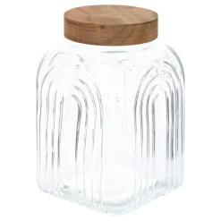 Tarro ARCHE con tapa de madera de acacia 4L