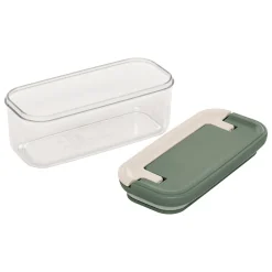 Tarro cuadrada LOCK verde 400ml