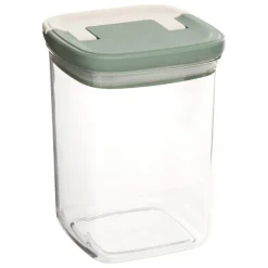 Tarro cuadrado LOCK verde 1.1L