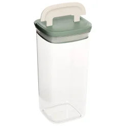 Tarro cuadrado LOCK verde 1.8L