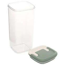 Tarro cuadrado LOCK verde 1.8L