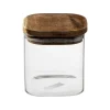 Tarro De Vidrio C/Tapa Acacia 0.6L