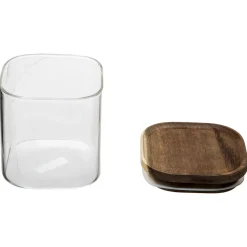 Tarro De Vidrio C/Tapa Acacia 0.6L