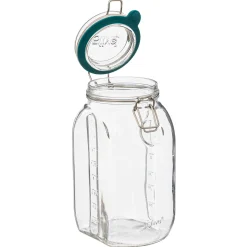 Tarro De Vidrio Tapa Hermética 2L