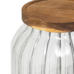 Tarro HARMONY con tapa de madera de acacia 3L