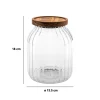 Tarro HARMONY con tapa madera acacia 2L