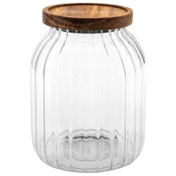 Tarro HARMONY con tapa madera acacia 2L
