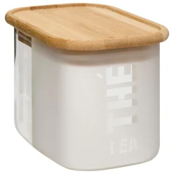 Tarro para té de vidrio y bambú 0.72L