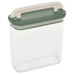Tarro rectangular LOCK verde 1.3L