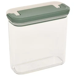 Tarro rectangular LOCK verde 1.3L