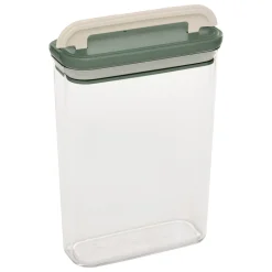 Tarro rectangular LOCK verde 2L