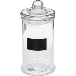 Tarro Vidrio C/Etiqueta Pizarrón 1.6L