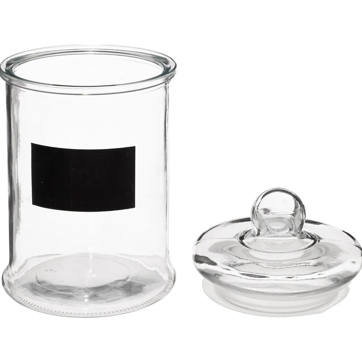 Tarro Vidrio C/Etiqueta Pizarrón 1.2L