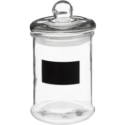 Tarro Vidrio C/Etiqueta Pizarrón 1.2L