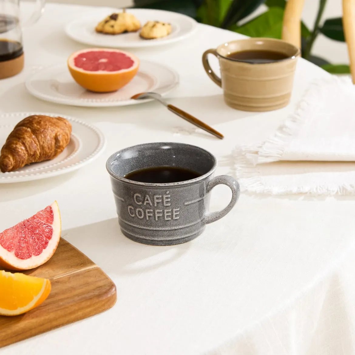 Taza CAFE gris 26cl