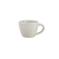 Taza con platillo PEARL beige 18cl
