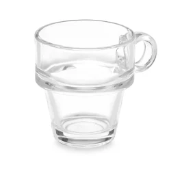 Taza De Café Apilable Vidrio 9cl