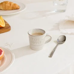 Taza de café CAFE blanca 8cl