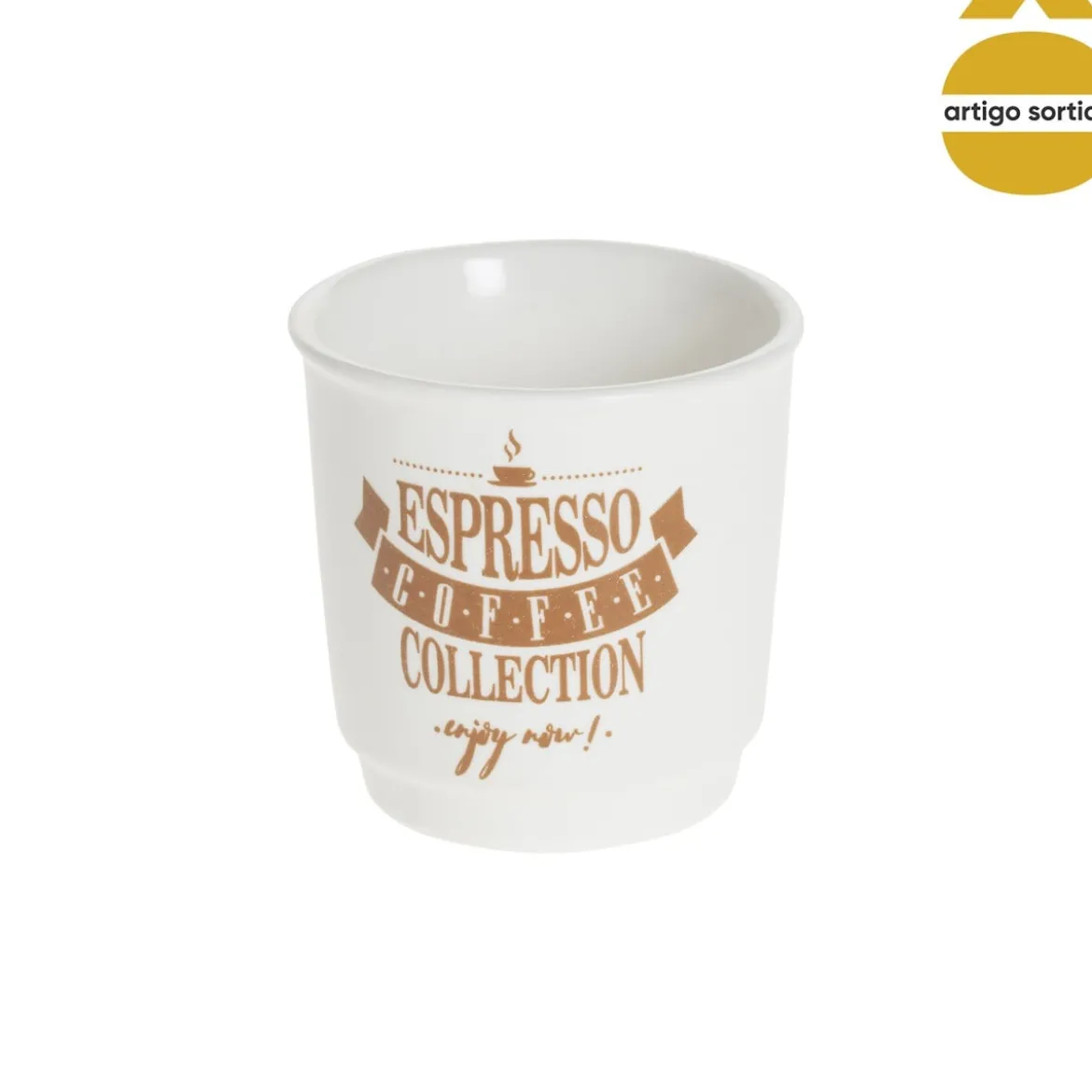 Taza De Café Sin Asa De Cerámica 9Cl