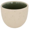 Taza de café WONJA verde de porcelana 10cl