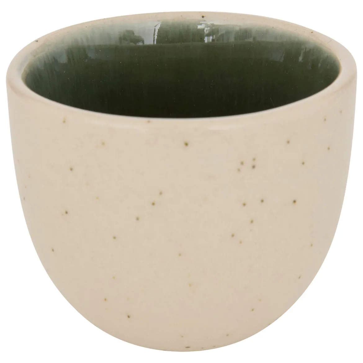 Taza de café WONJA verde de porcelana 10cl