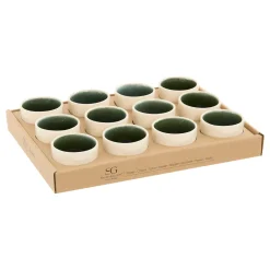 Taza de café WONJA verde de porcelana 10cl