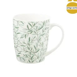 Taza De Cerámica Diseño Floral 34Cl