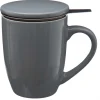 Taza De Cerámica Gris + Filtro 32Cl