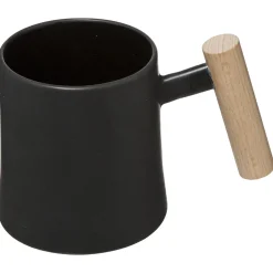 Taza De Fayenza Tribecart Negra 37Cl