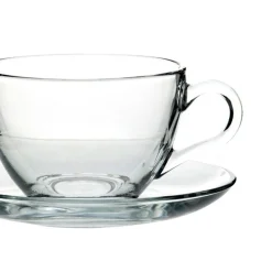 Taza De Té C/Plato De Vidrio 238Cc