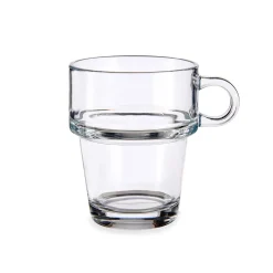 Taza De Vidrio Apilable 26Cl