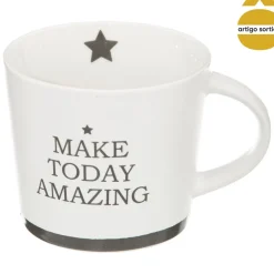 Taza HAPPY de cerámica 32cl