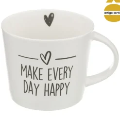 Taza HAPPY de cerámica 32cl