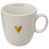 Taza THE FLORAL blanca 30cl