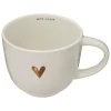 Taza THE FLORAL blanca 48cl