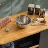 Temporizador Cocina Inox. Forma Huevo