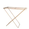 Tendedero de metal crema 18cm