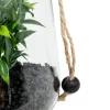 Terrario de vidrio con plantas artificiales NALY