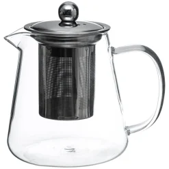 Tetera De Vidrio Con Filtro Inox 80Cl