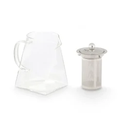 Tetera Transparente Con Filtro 80cl