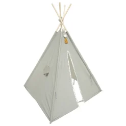 Tienda Tipi Azul Pompones 120x120x160Cm