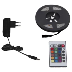 Tira de luz led 5m c/mando a distancia