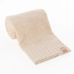 Toalla de baño beige 90x150cm