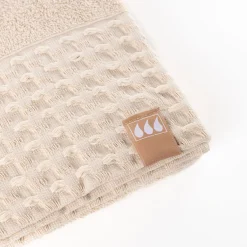 Toalla de baño beige 90x150cm