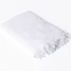 Toalla de baño blanca con estrellas 70x140c