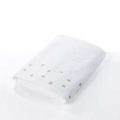 Toalla de baño blanca de algodón 70x140cm