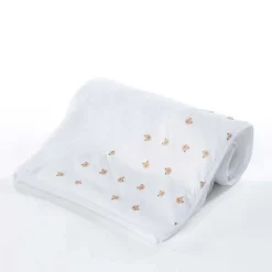 Toalla de baño con capucha blanca de algodón
