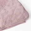 Toalla de baño con capucha rosa estrellas 100x10