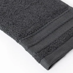 Toalla de baño ESSENZA gris oscuro 30x50cm